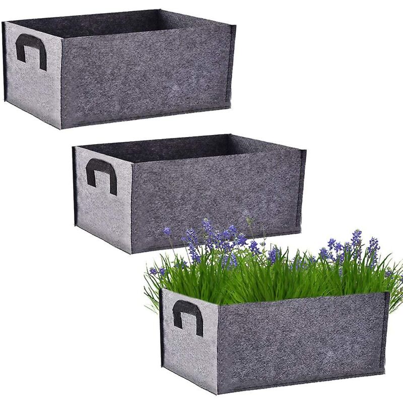 foto del prodotto zvd 3 pcs garden planting bags grow bags large bags with handle indoor outdoor grow bags plant