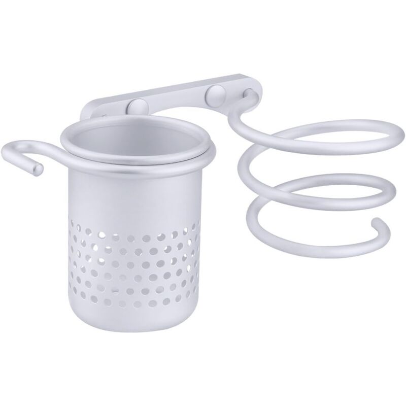 foto del prodotto hair dryer rack multi functional aluminum hair dryer rack bathroom storage rack