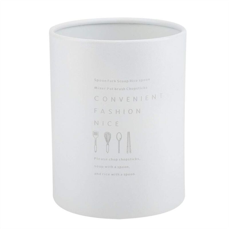 foto del prodotto storage box cutlery jar spoon fork storage chopsticks white stainless steel