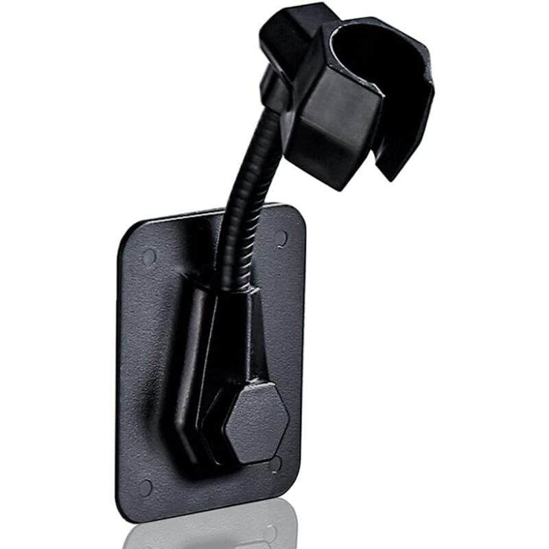 foto del prodotto zvd wall mounted shower holder shower head holder shower holder self adhesive shower holder black shower holder wall mounted shower holder for