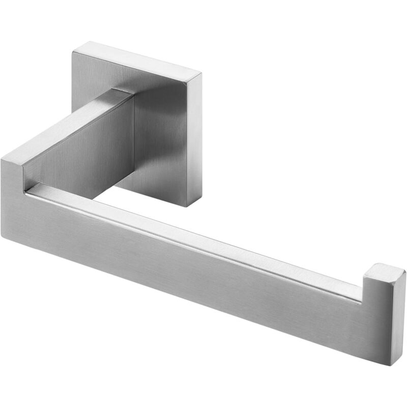 foto del prodotto brushed steel toilet paper holder, stainless steel toilet roll holder for bathroom and kitchen square 