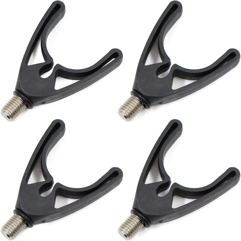 foto del prodotto adjustable fishing rod holder, fishing rod holder, u shaped head with m3 8 thread, fits all rod holders, fishing rods and bench, 4pcs.