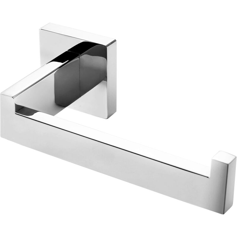 foto del prodotto polished toilet paper holder, stainless steel roll holder toilet paper holder for bathroom and kitchen square 