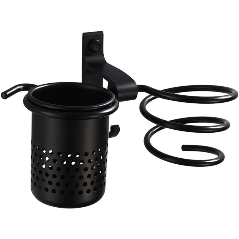 foto del prodotto bathroom accessories multi function hair dryer holder black 