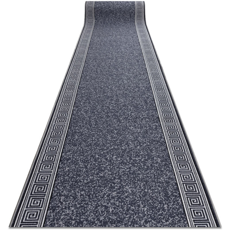 foto del prodotto passatoia gommata grek greco, antiscivolo grigio 110cm grey 110x300 cm