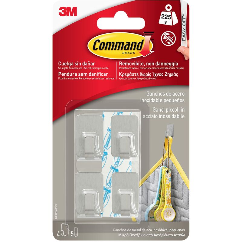 immagine 0 del prodotto command 17031ss gancio in acciaio inossidabile, argento