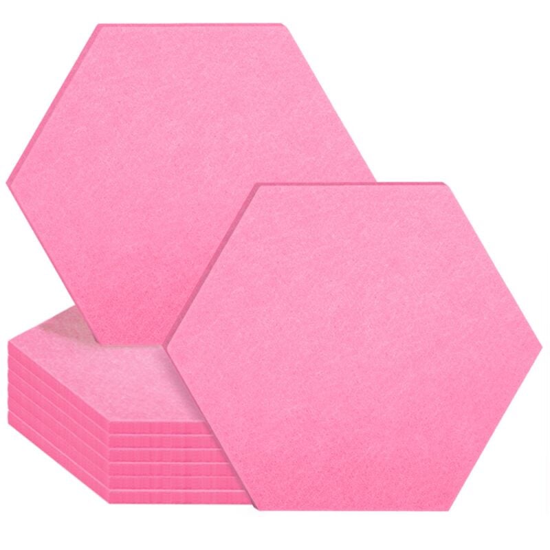 foto del prodotto rea pannello esagonale a parete rosa