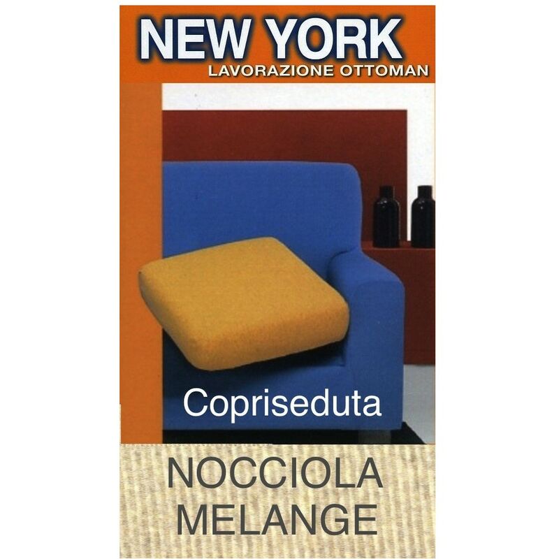foto del prodotto tex family copriseduta new york nocciola melange copriseduta 3posti cm. 180x60