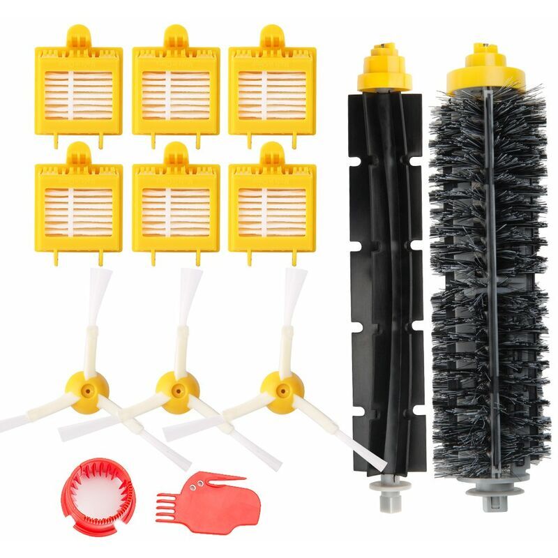 foto del prodotto kit spazzole di ricambio accessori per irobot roomba serie 700 760 761 765 770 772 776 780 785 786 790 un kit da 13