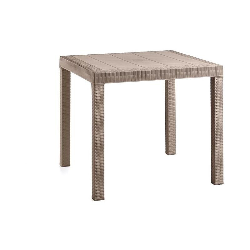 foto del prodotto tavolo dallas 80x80xh74cm taupe