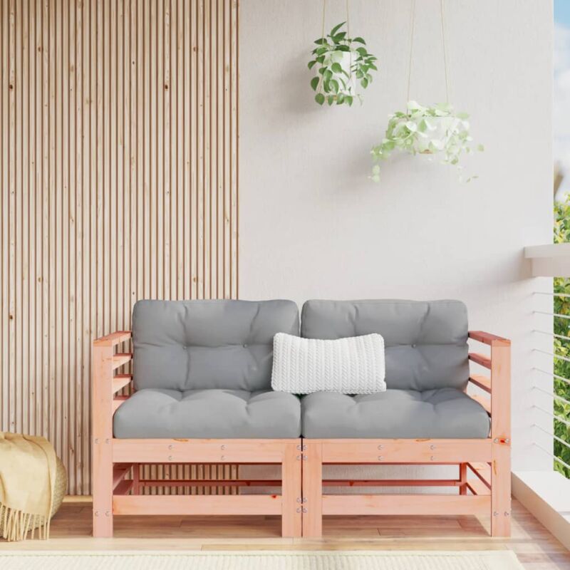 foto del prodotto furniture limited divani da giardino angolari 2 pz in legno