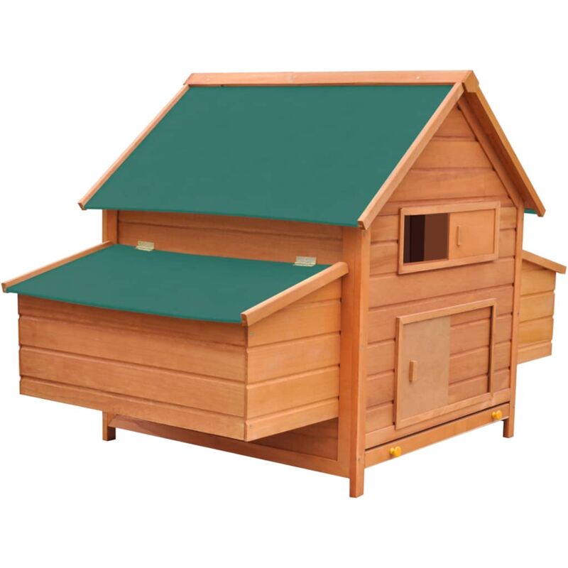 foto del prodotto furniture limited pollaio in legno 157x97x110 cm