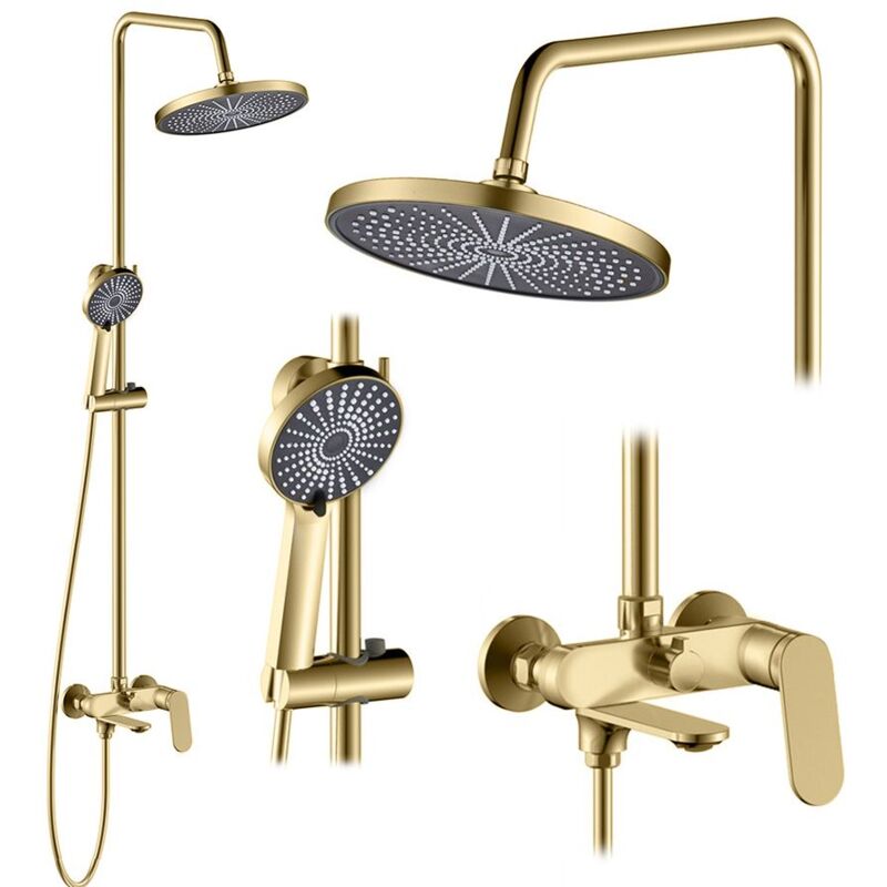foto del prodotto set doccia rea marco brush gold