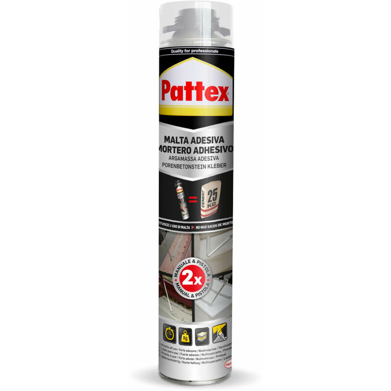 foto del prodotto henkel malta adesiva per blocchi per pistola ml.750