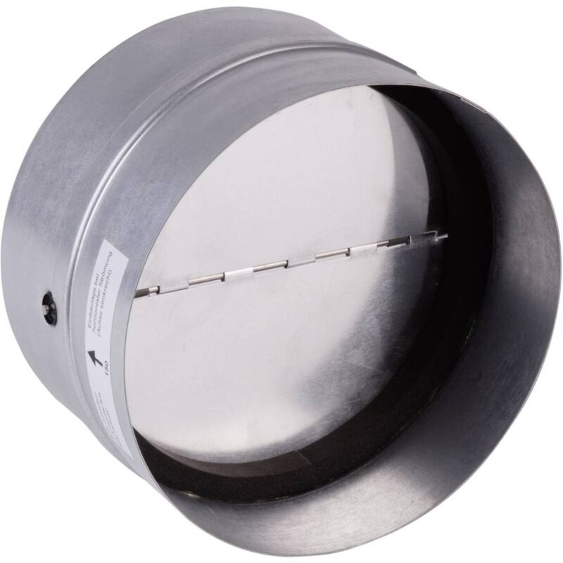 foto del prodotto n35984 valvola di non ritorno con guarnizione in gomma adatto al diametro del tubo 12.5 cm zinco wallair