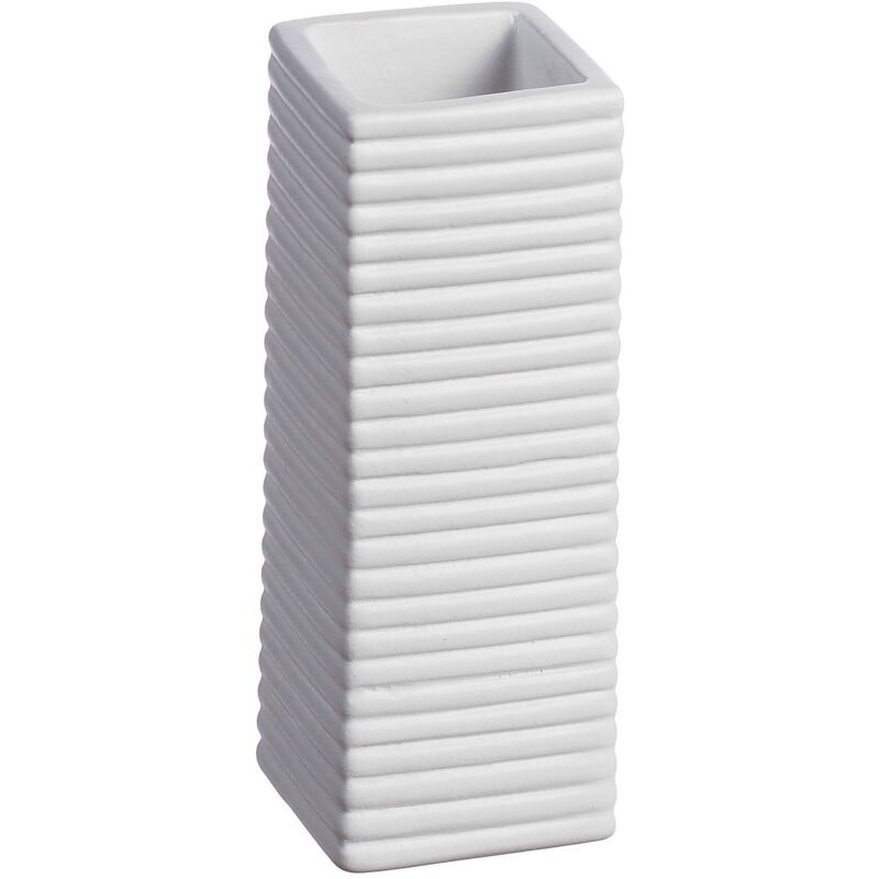 foto del prodotto vaso in ceramica blanque 8.5x8.5xh21cm