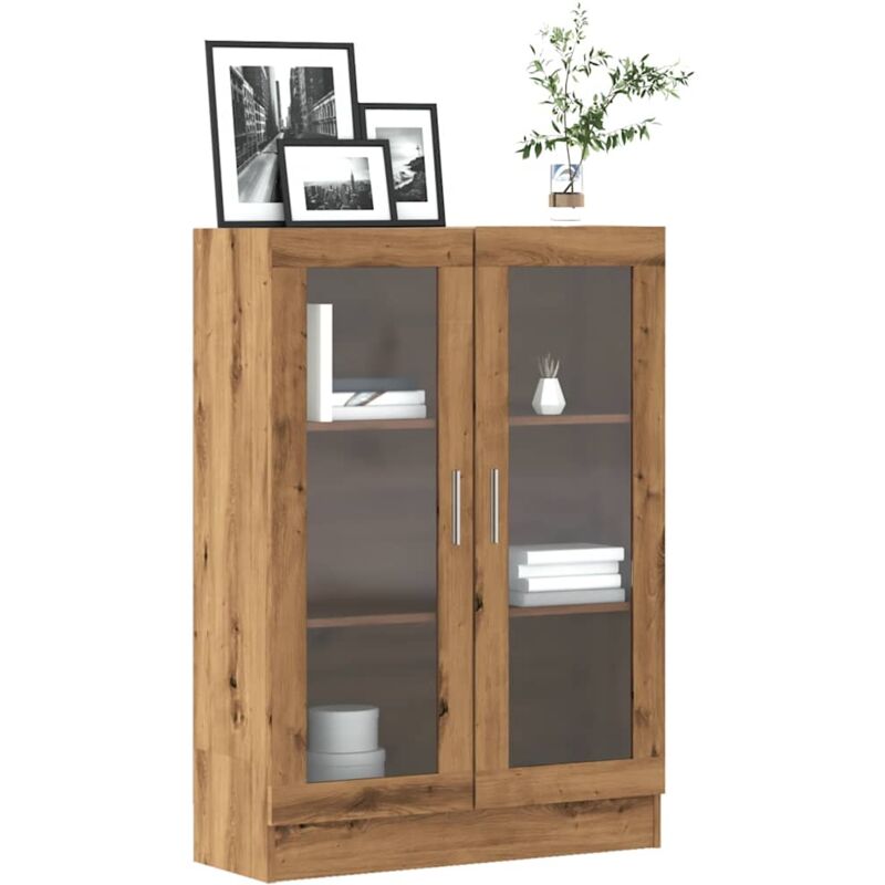 foto del prodotto vidaxl libreria rovere artigianale 82,5x30,5x115 cm in truciolato