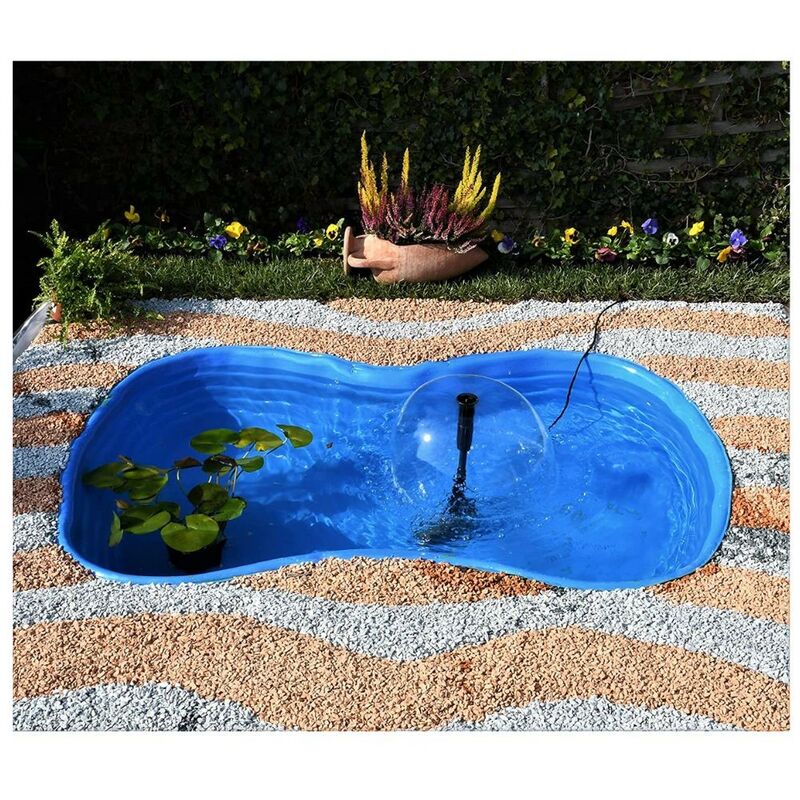 foto del prodotto laghetto da giardino bolsena azzurro litri 600 da 178x125xh45