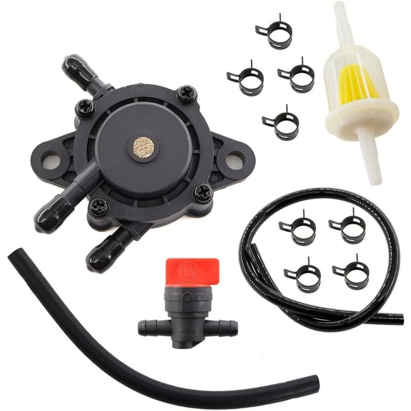 foto del prodotto kzq kit pompa carburante rubinetti filtro tubo flessibile fascette per honda gc135 gc160 gc190 gcv520 gcv530 gx610 serie outlander 330 400