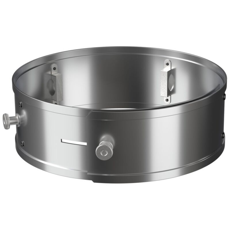 foto del prodotto bbq boss bbqboss anello per forno a razzo da campeggio power ring per rocket stove bbq 25 35 x 9 cm in acciaio inossidabile per stufa a legna