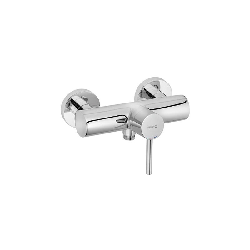 foto del prodotto kludi bozz mitigeur monocommand pour douche, montage mural,