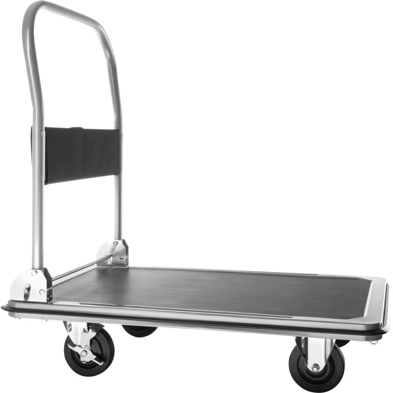 foto del prodotto carrello a pianale con freni carrello portapacchi, carrello a pianale, carrello pianale 300 kg
