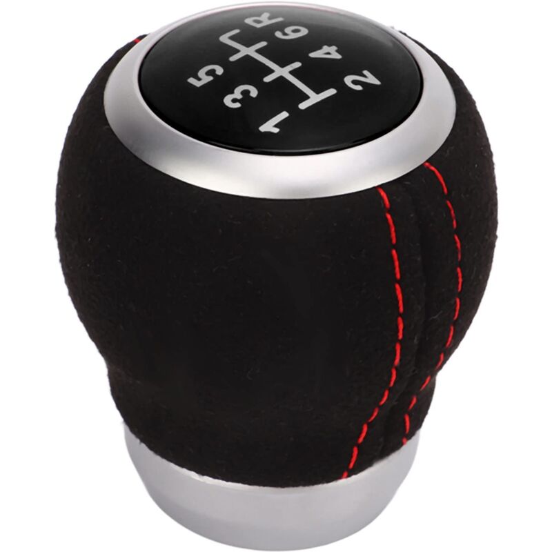 foto del prodotto zoternen pomello del cambio wakects, pomello del cambio a 6 velocit , leva del cambio, abs pelle scamosciata, pomello del cambio, testa della