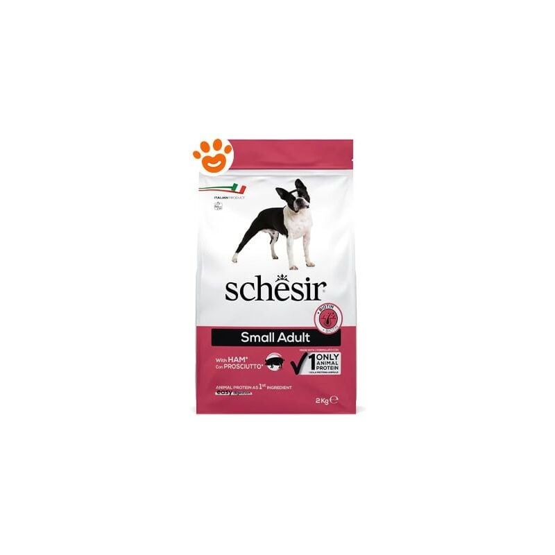 foto del prodotto dog small adult mantenimento prosciutto dog small adult mantenimento prosciutto sacco da 2 kg schesir