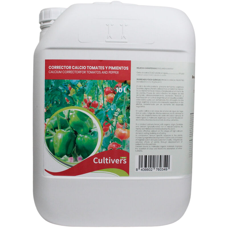 foto del prodotto cultivers cultis cultura pomodori, peperoni e verdure ecologiche liquide 10 l