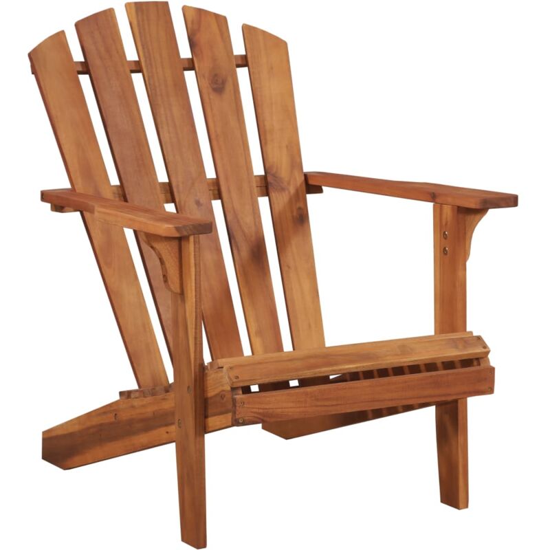 foto del prodotto vidaxl sedia da giardino adirondack in legno massello di acacia