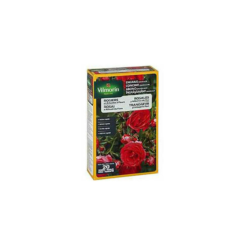 foto del prodotto 800g fertilizzante granulato per cespugli di rosiemali e fiori vilmorin