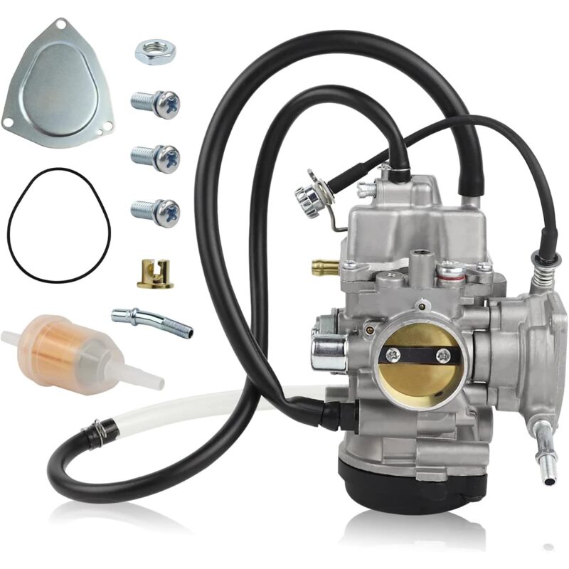 foto del prodotto kzq carburatore pd33j da 33 mm compatibile con yamaha kodiak 400 450 big bear 250 400 wolverine 350 450 grizzly 350 400 450 yfm350 yfm 400 yfm450