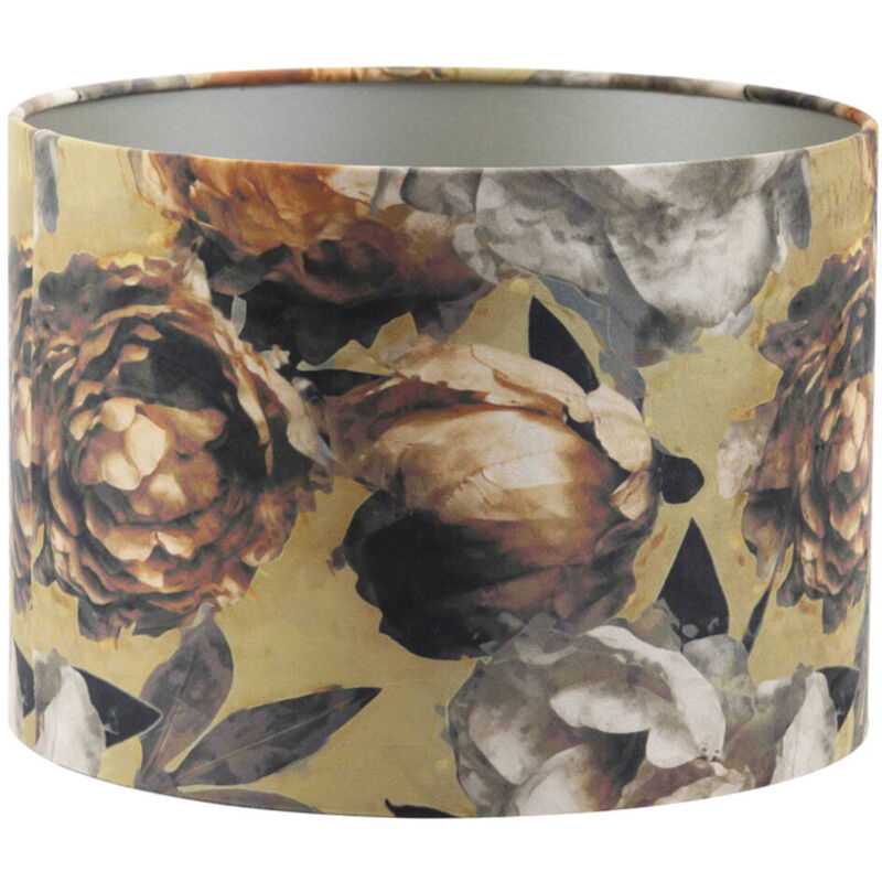 foto del prodotto light living paralume rosa victoria bronzo tessile 