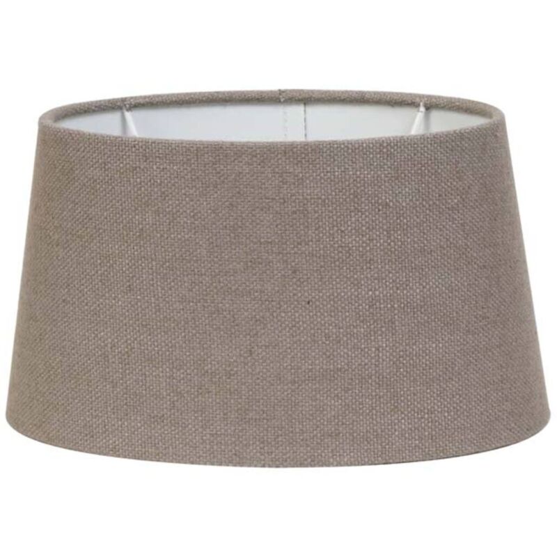 foto del prodotto light living paralume livigno marrone tessile e27 