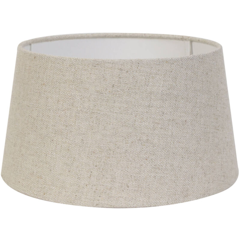 foto del prodotto light living paralume livigno marrone tessile 35cm