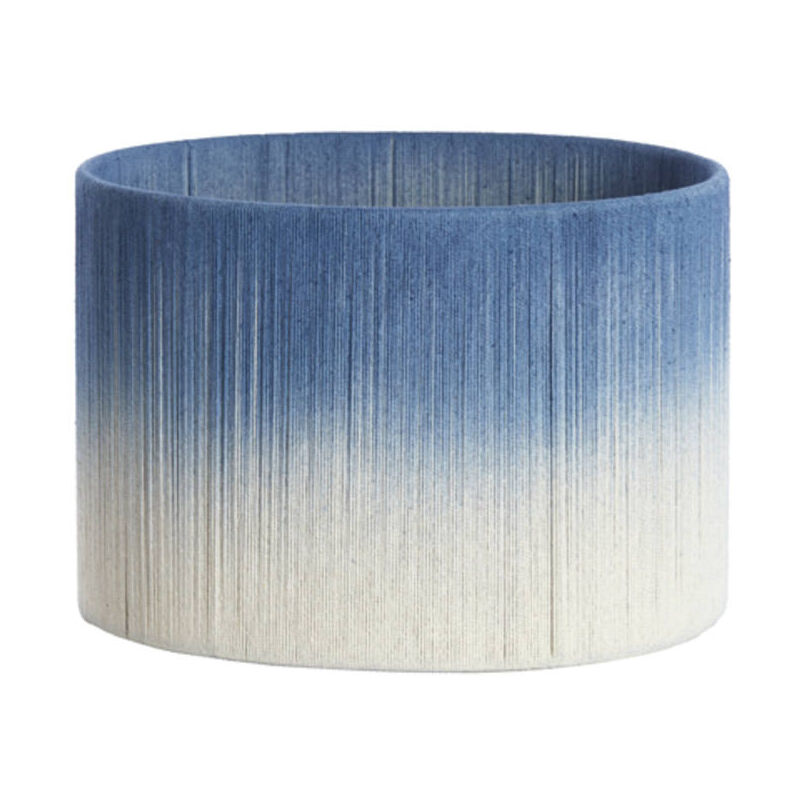 foto del prodotto light living paralume tossa blu tessile 30cm e27