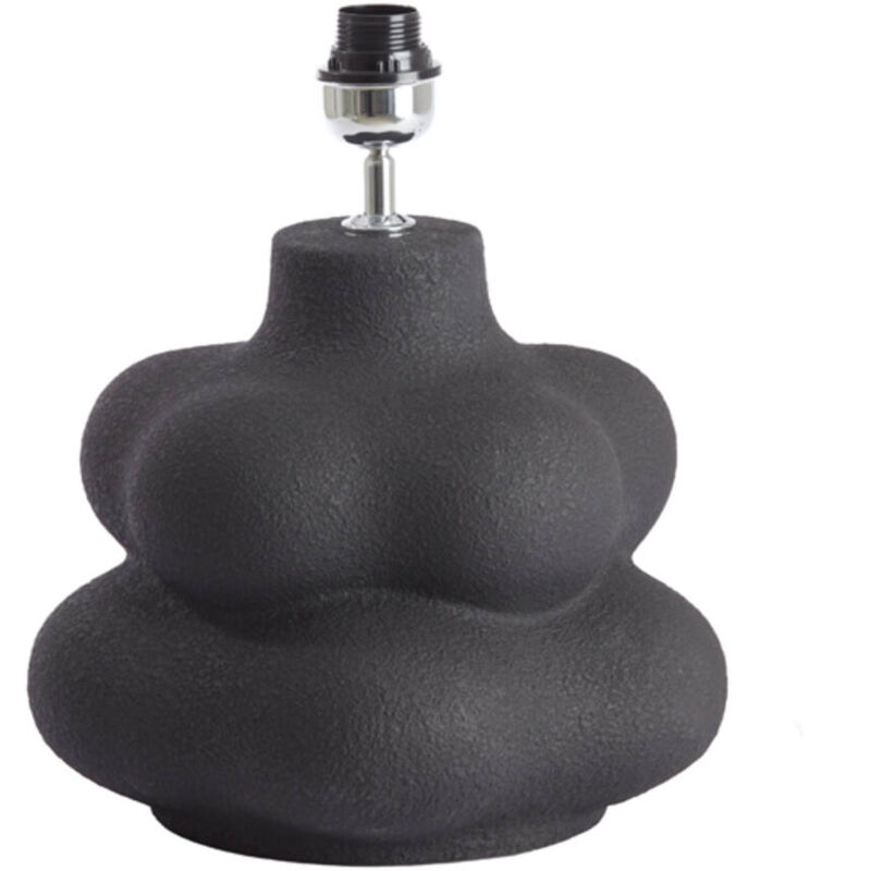 foto del prodotto light living lampada da tavolo carilo nero ceramica 