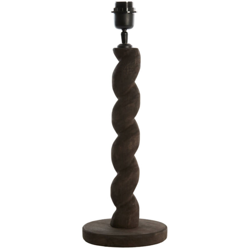 foto del prodotto light living lampada da tavolo nanno grigio legno 