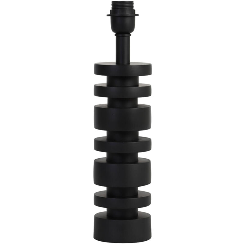 foto del prodotto light living lampada da tavolo desley nero metallo 