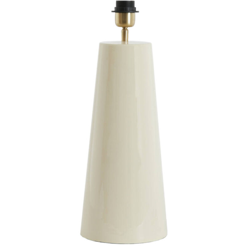 foto del prodotto light living lampada da tavolo yelos beige metallo 