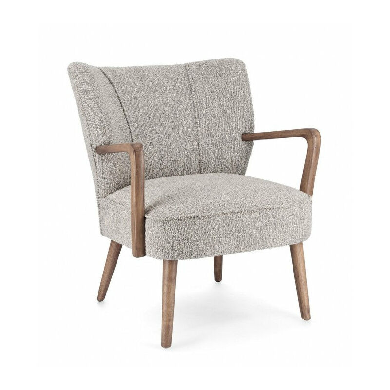 foto del prodotto giordanoshop poltrona soggiorno 66,5x73,5x81 cm moritz in boucl 