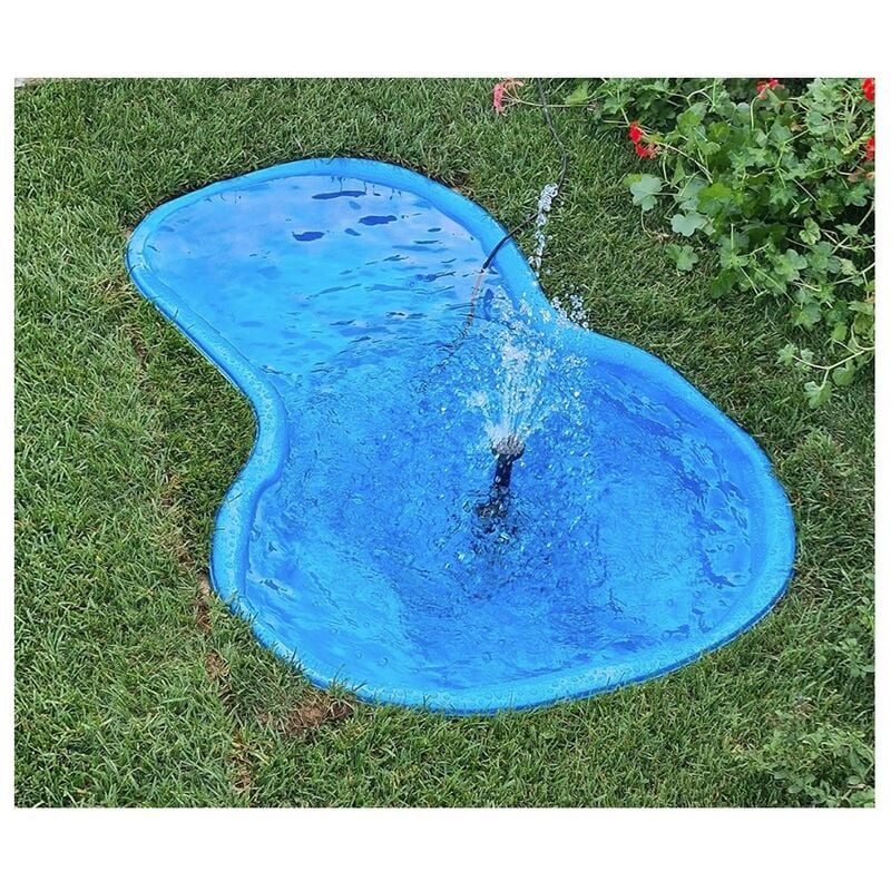foto del prodotto laghetto da giardino bracciano azzurro litri 220 da 136x100xh34