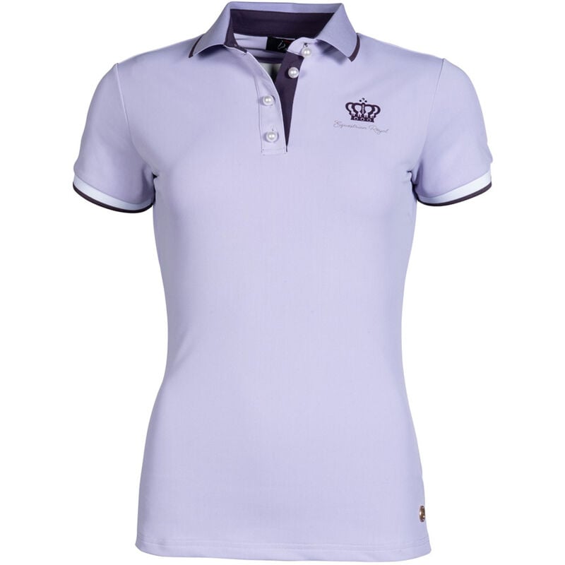 foto del prodotto polo donna da equitazione manica corta modello lavender bay xs, bianco vaniglia 1800