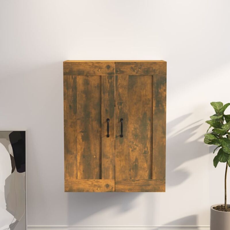 foto del prodotto furniture limited armadietto pensile a parete rovere fumo