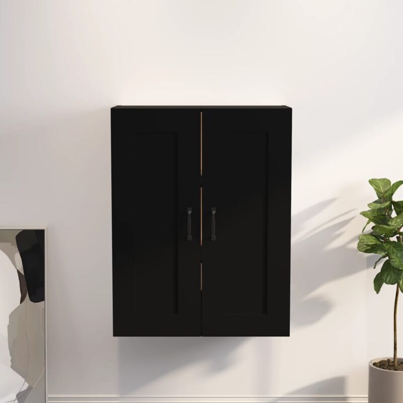 foto del prodotto furniture limited armadietto pensile a parete nero 69,5x32,5x90