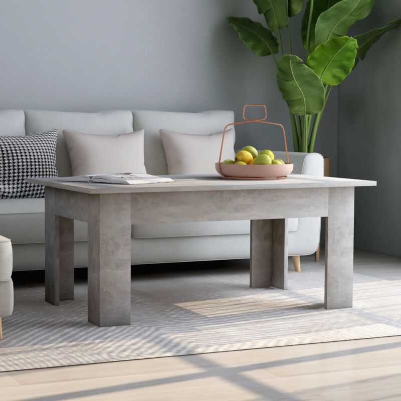 foto del prodotto tavolino basso da caff tavolino da salotto grigio cemento 100x60x42 cm in truciolato bv472230 bonnevie