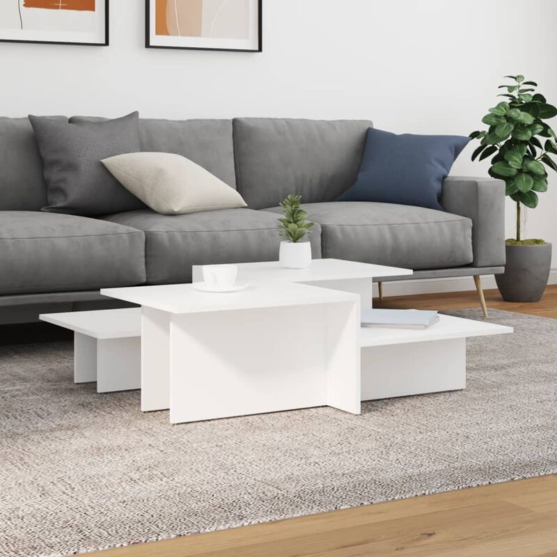 foto del prodotto furniture limited tavolini da salotto 2 pz biancfurniture