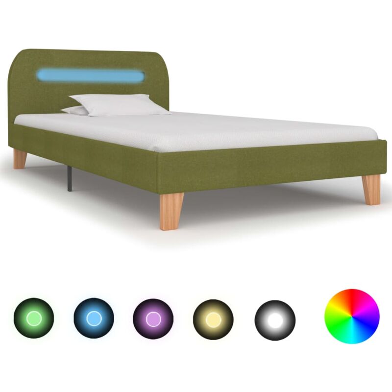foto del prodotto furniture limited giroletto con led senza materasso verde