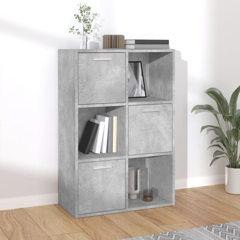 foto del prodotto furniture limited armadietto grigio cemento 60x29,5x90 cm in