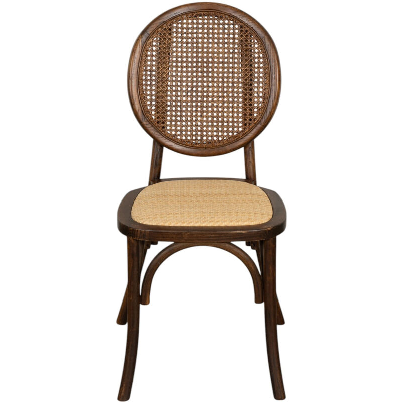 foto del prodotto sedia in legno e rattan 92x48x43 cm sedie rustiche sedia da cucina sedie sala da pranzo sedie moderna sedia thonet vintage